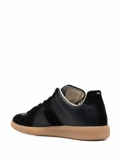 Giày Maison Margiela Calfskin Replica Sneakers 'Black' S58WS0109P1895H6851 - Ảnh 3