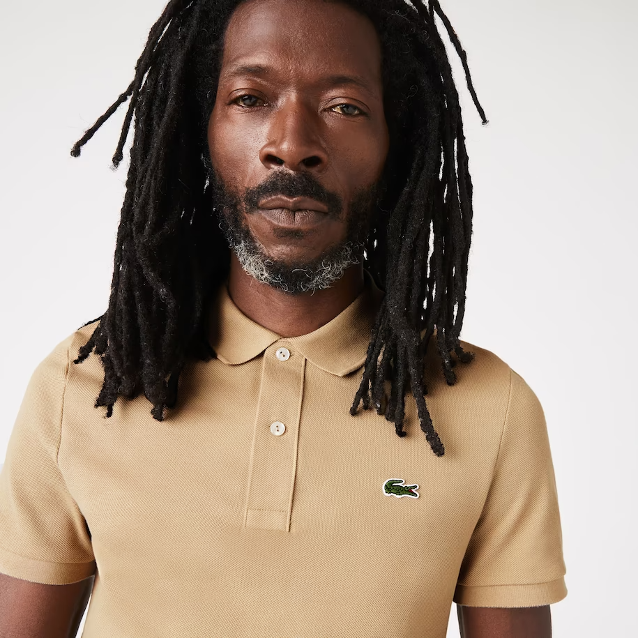 Áo Lacoste Slim fit Polo Shirt ‘Beige’ PH4012-02S - Ảnh 3