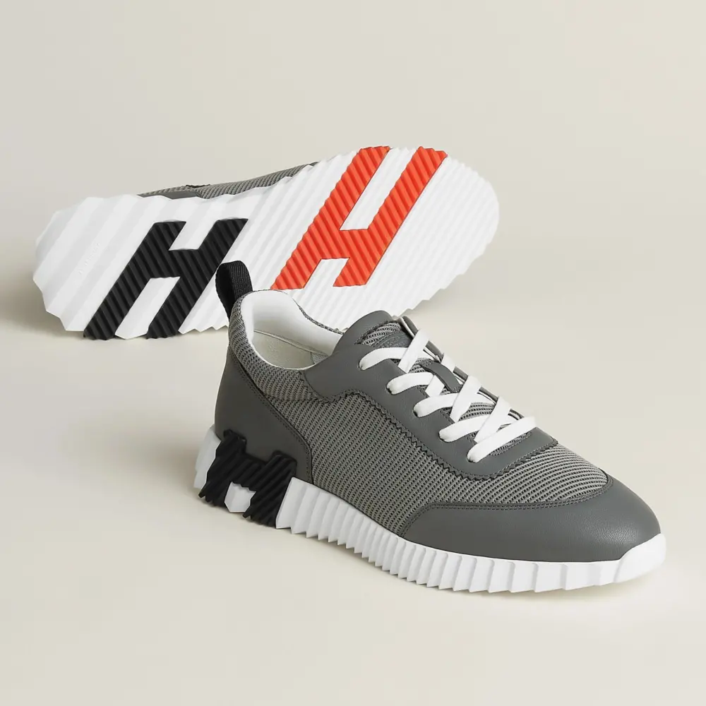 Giày Hermes Bouncing Sneaker 'Gris Osmium' H261897ZH67415 - Ảnh 5