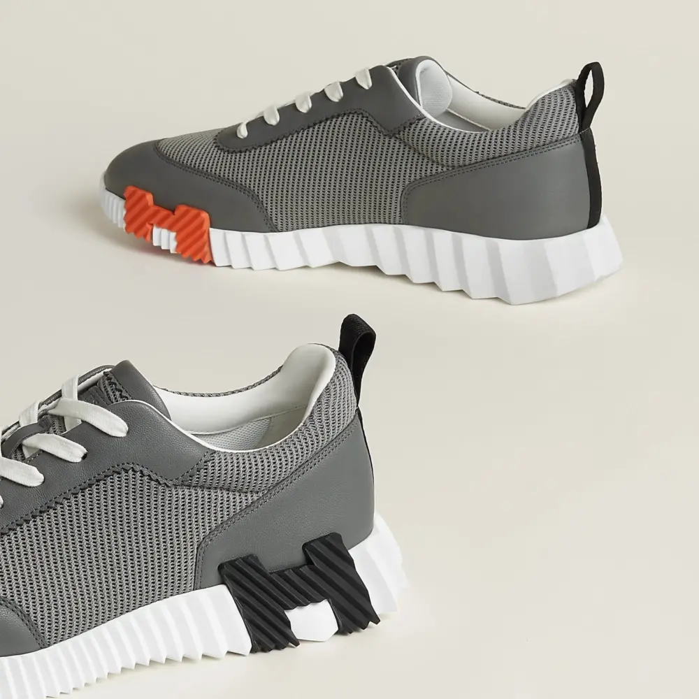 Giày Hermes Bouncing Sneaker 'Gris Osmium' H261897ZH67415 - Ảnh 3