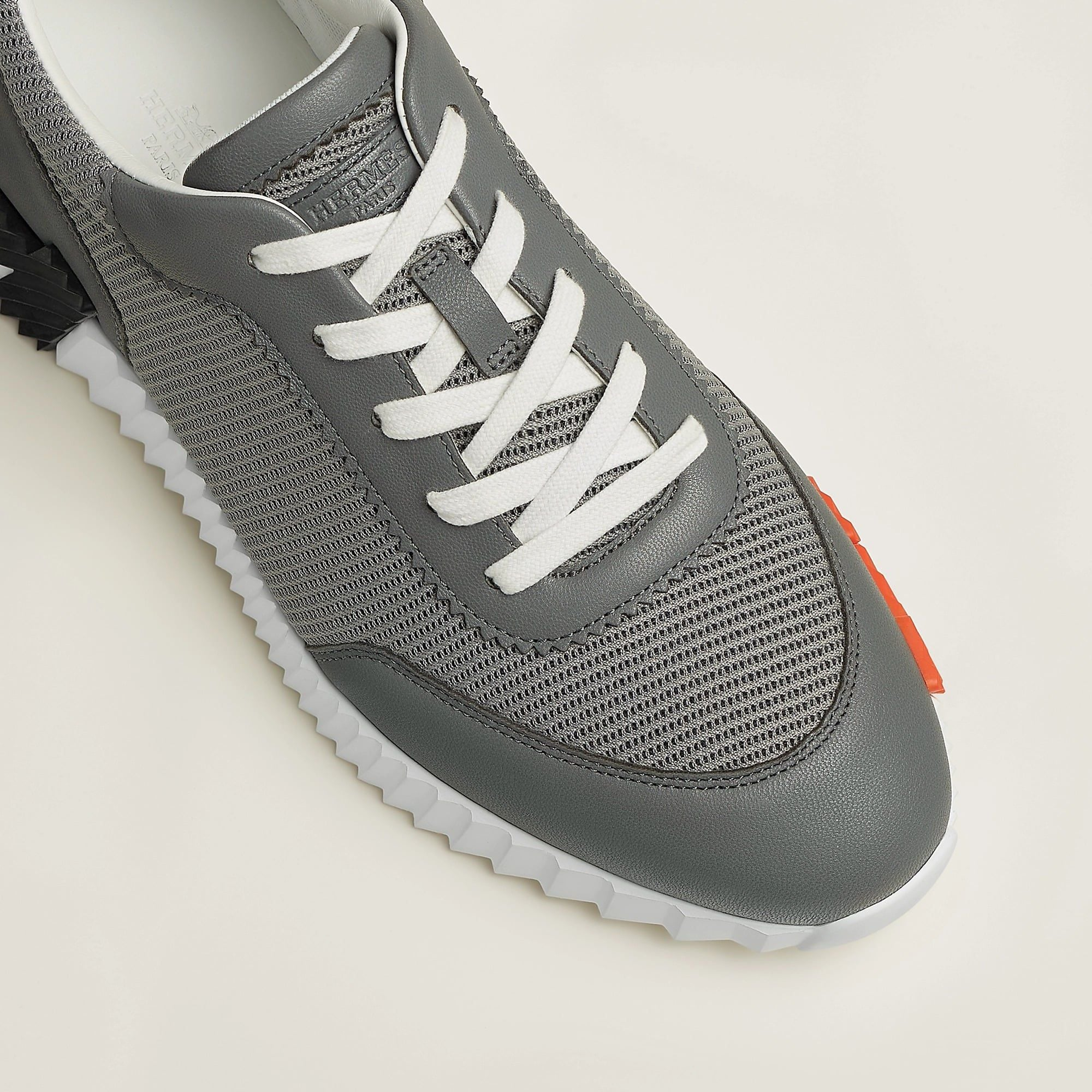 Alternative view of Giày Hermes Bouncing Sneaker 'Gris Osmium' H261897ZH67415