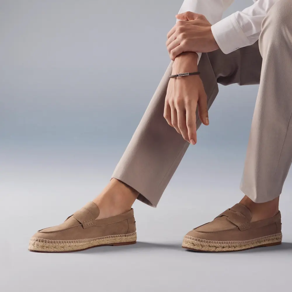 Giày Hermes Trip Espadrille 'Beige Sable' H231003ZH1J390 - Ảnh 6