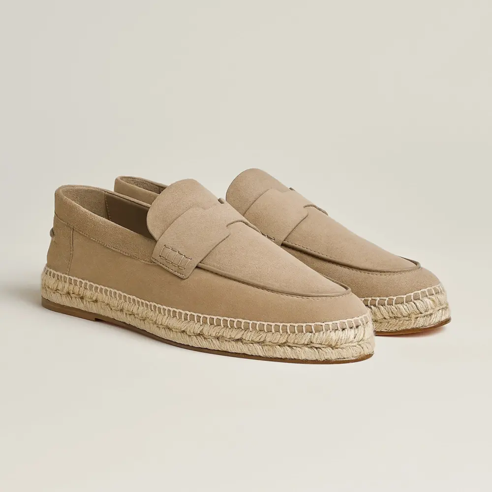 Giày Hermes Trip Espadrille 'Beige Sable' H231003ZH1J390 - Ảnh 5