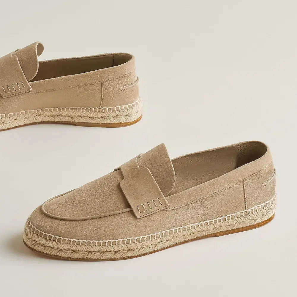 Giày Hermes Trip Espadrille 'Beige Sable' H231003ZH1J390 - Ảnh 4
