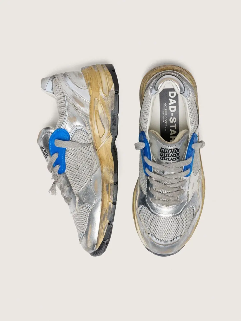 Giày Golden Goose Dad-Star 'Silver' GWF00884-F001211-70137 - Ảnh 4