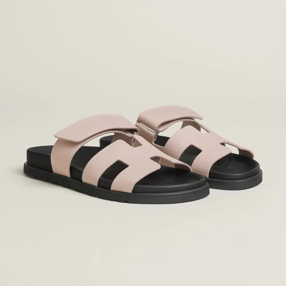 Giày Hermes Chypre Sandal 'Rose Porcelaine' H231295Zv27350 - Ảnh 4