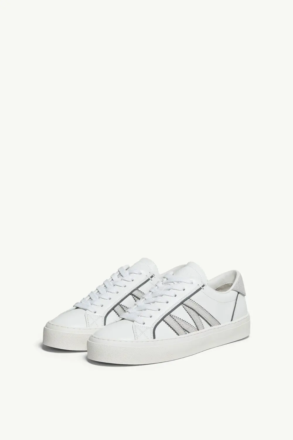Giày Moncler Monaco2 Trainers 'White' K209B4M00070M7232001 - Ảnh 3
