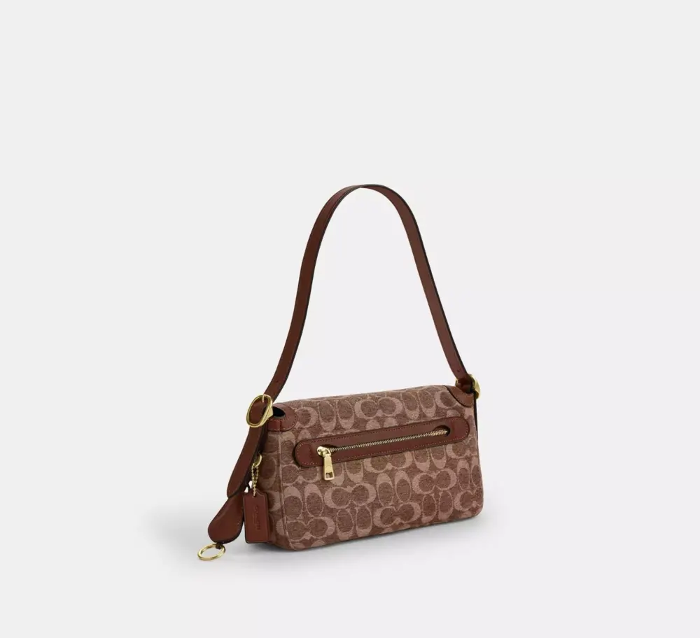 Túi Coach Etta Small Flap Shoulder Bag 'Brown' CCV65-IMYN0 - Ảnh 5