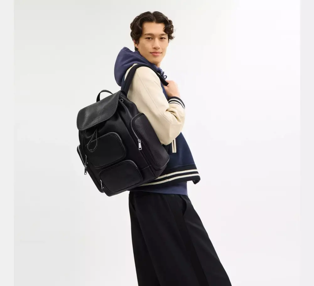 Balo Coach Finn Backpack 'Black' CDC72-SVBK - Ảnh 5