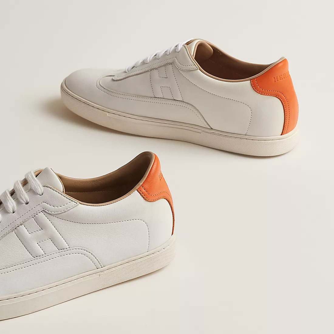 Giày Hermes Quicker Sneaker 'Blanc' H102190ZH09390 - Ảnh 4