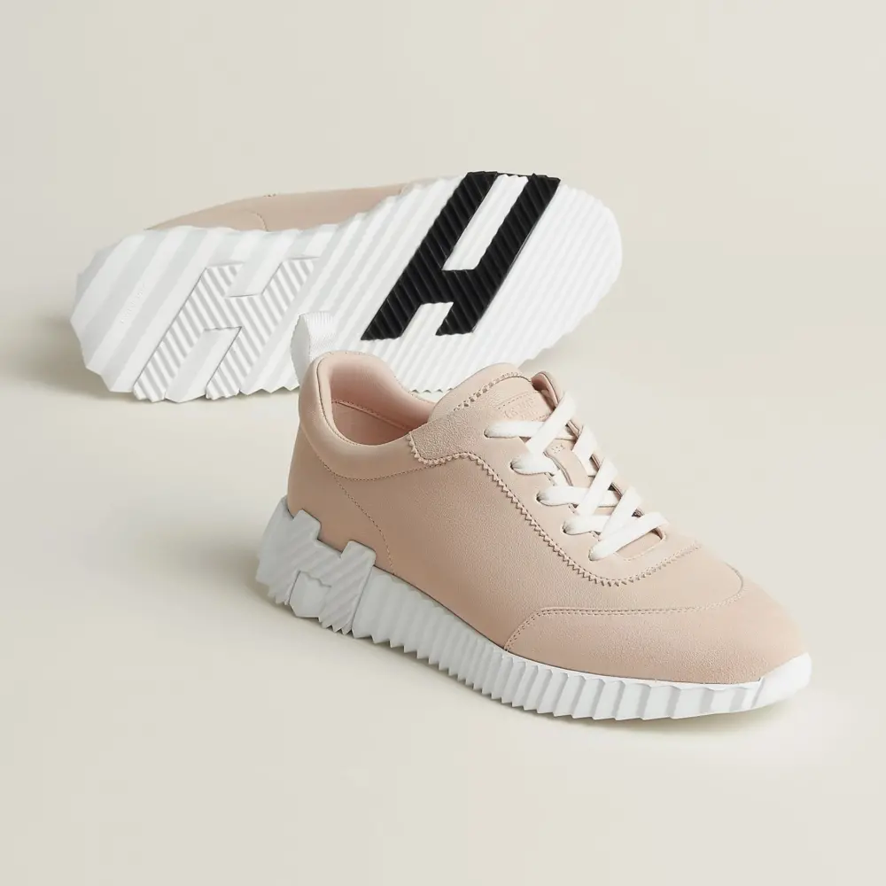 Giày Hermes Bouncing Sneaker 'Rose Palomino' H221176ZvKG350 - Ảnh 5
