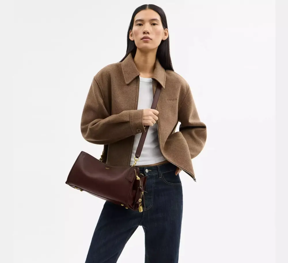 Túi Coach Rogue Bag 34 'Maple' CCX18-B4MPL - Ảnh 6