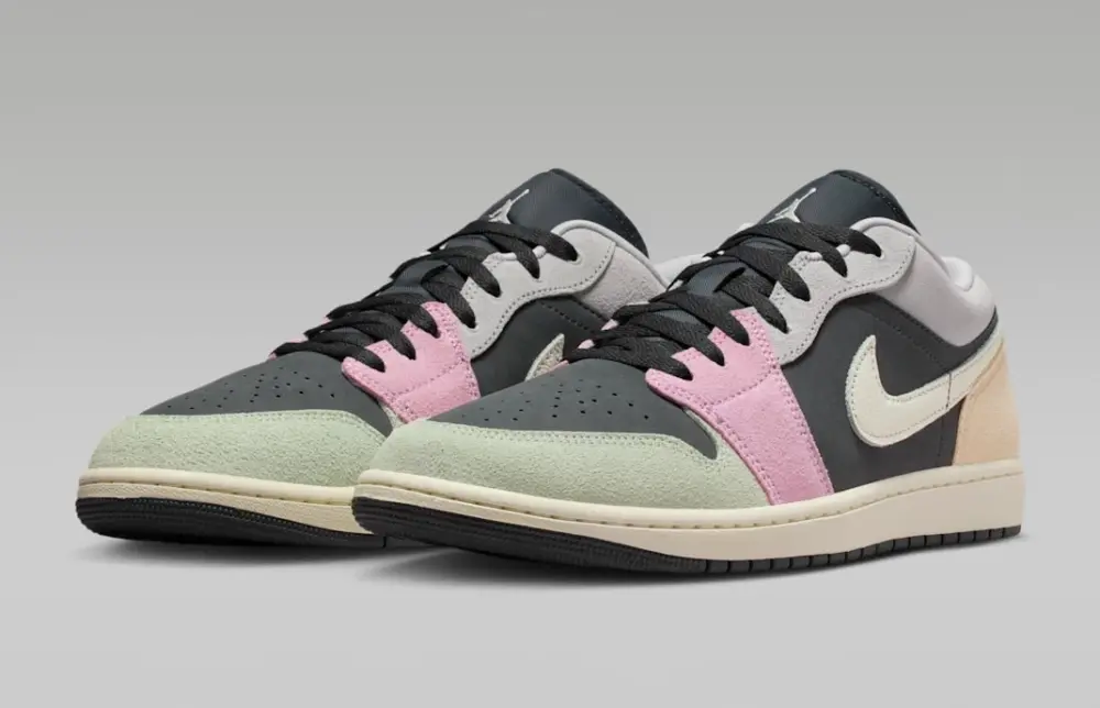 Alternative view of Giày Nike Air Jordan 1 Low SE ‘Grey Pink’ IB7109-004