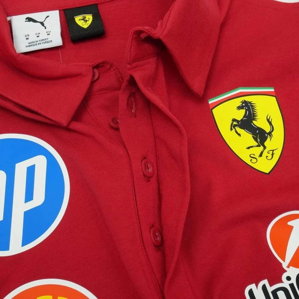 Alternative view of Áo Puma X Scuderia Ferrari 2025 Team Polo ‘Red’ 763944-01
