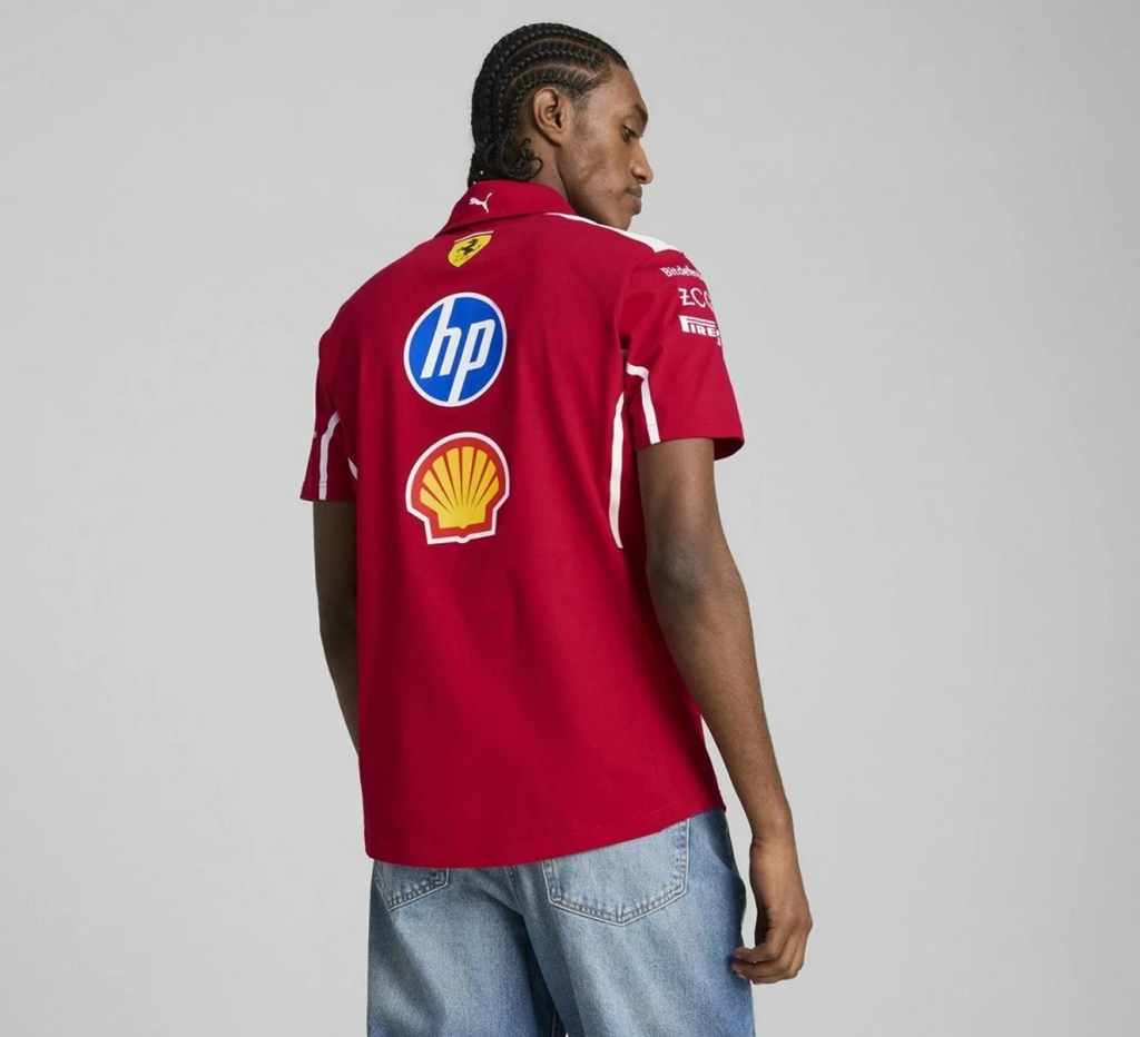 Áo Puma X Scuderia Ferrari 2025 Team Polo ‘Red’ 763944-01 - Ảnh 4