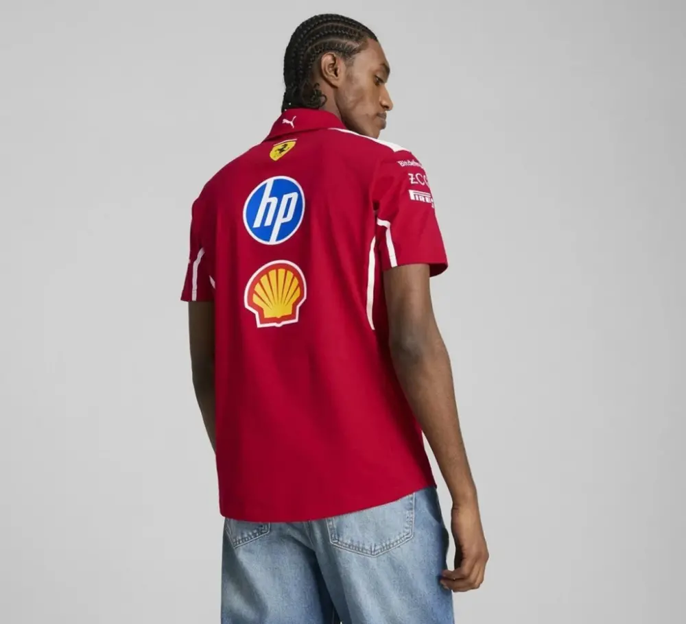 Áo Puma X Scuderia Ferrari 2025 Team Polo ‘Red’ 763944-01 - Ảnh 4