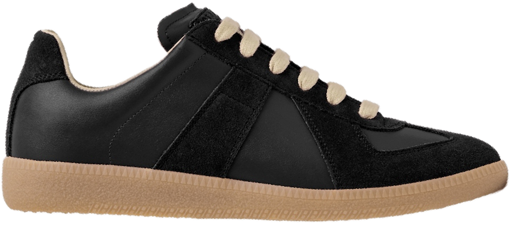 Giày Maison Margiela Calfskin Replica Sneakers 'Black' S58WS0109P1895H6851
