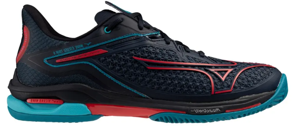 Giày Mizuno Wave Exceed Tour 6 AC ‘Black’ 61GB248007