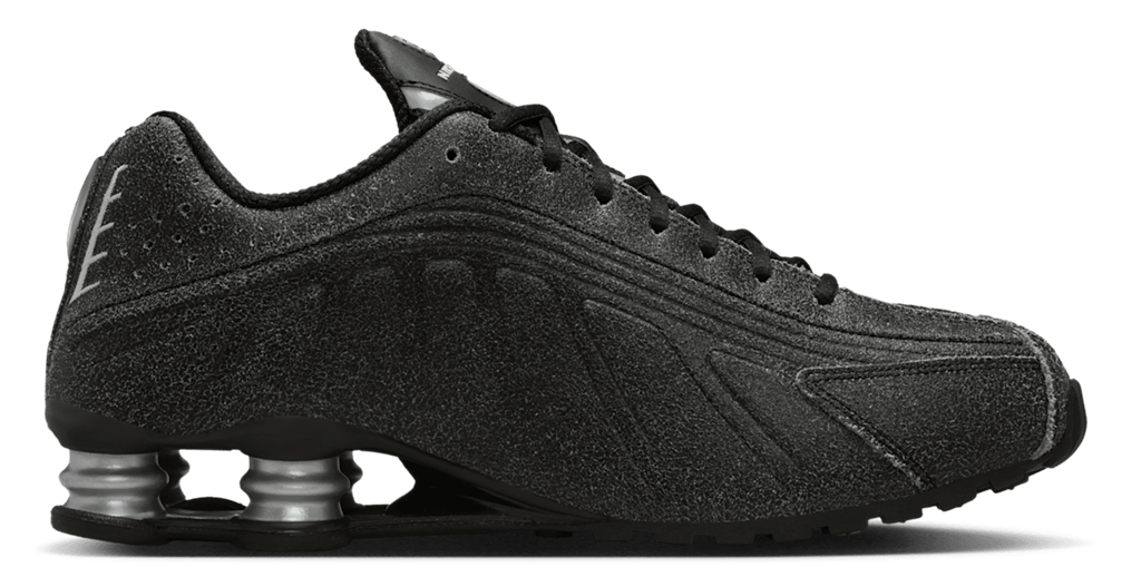 Giày Nike Shox R4 ‘Black Distressed Leather’ IO4544-002