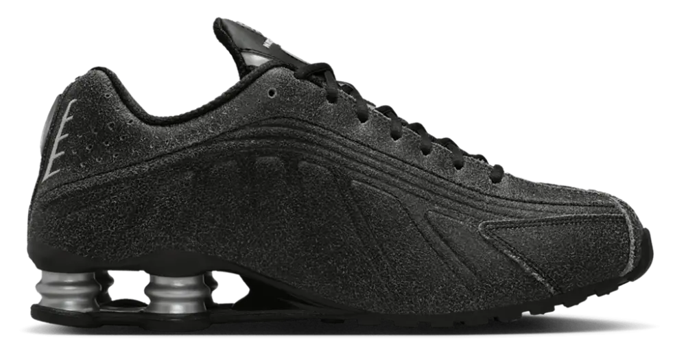 Giày Nike Shox R4 ‘Black Distressed Leather’ IO4544-002