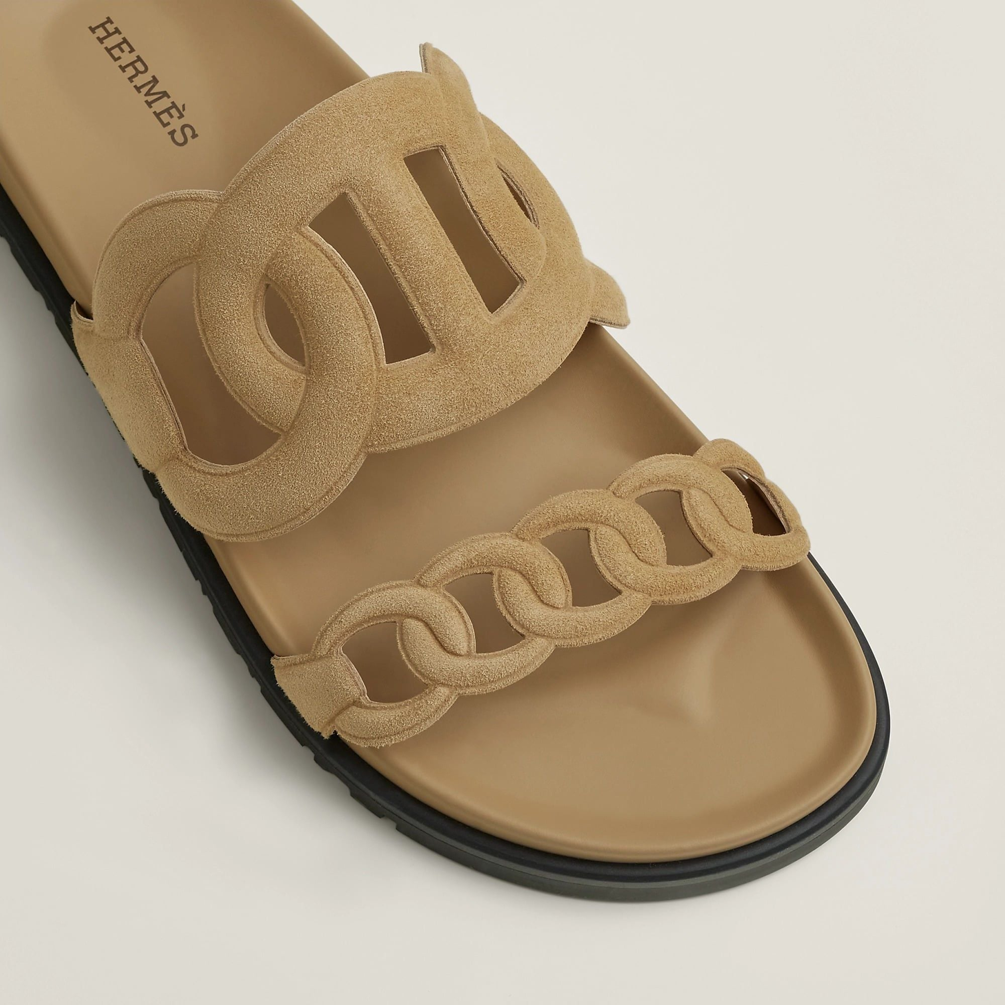 Alternative view of Dép Hermes Extra Sandal 'Beige Albâtre' H222301ZvVD360