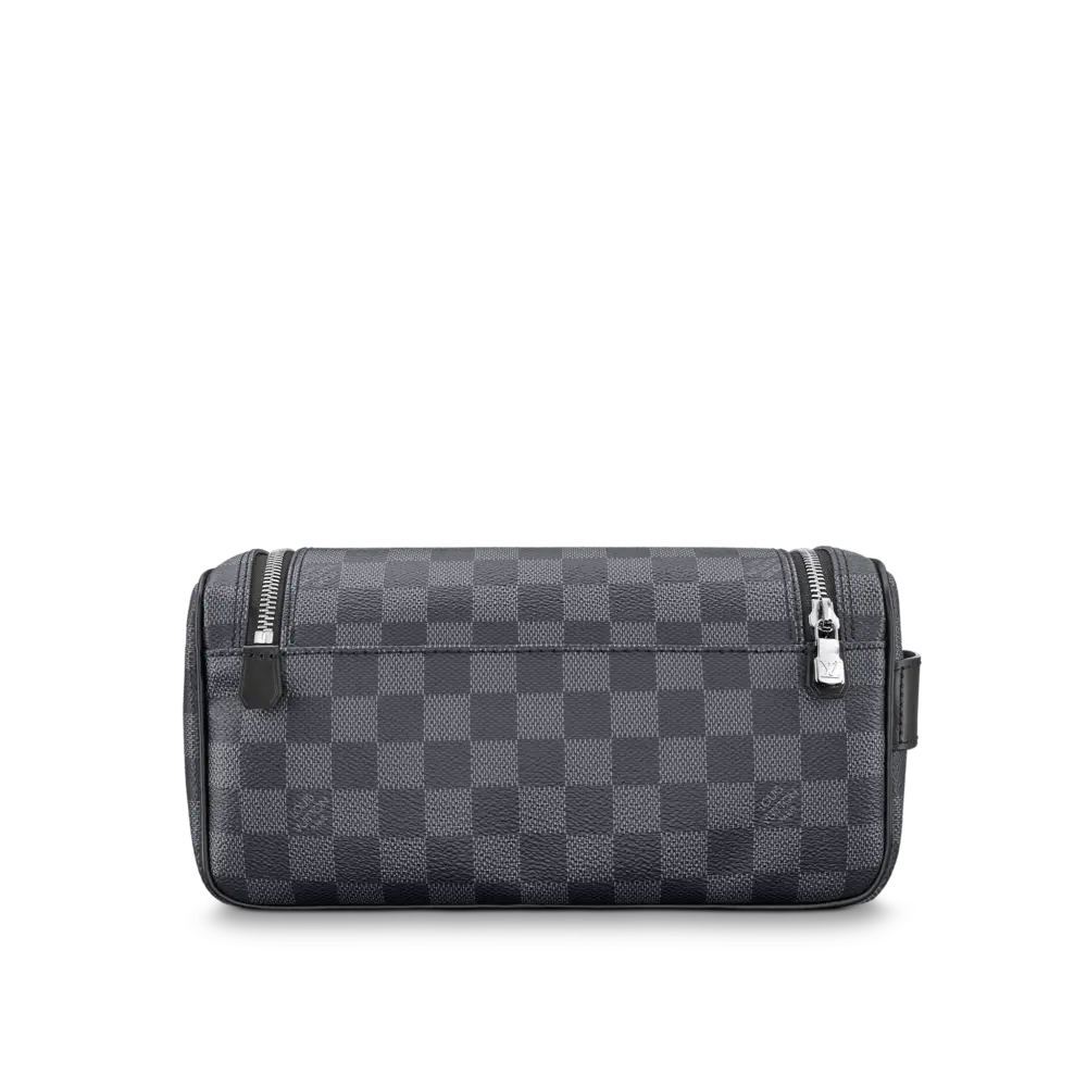 Túi Louis Vuitton Toiletry Pouch Canvas 'Damier Graphite' N47625 - Ảnh 6