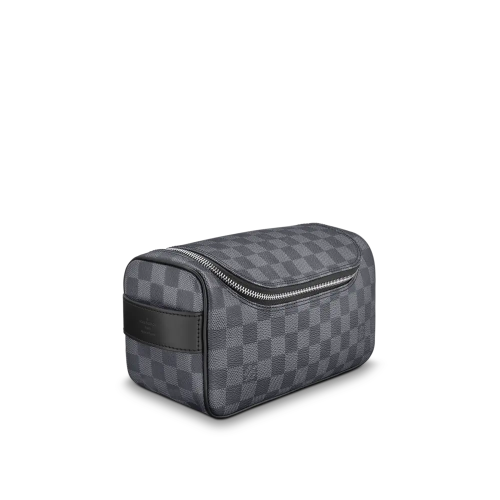 Túi Louis Vuitton Toiletry Pouch Canvas 'Damier Graphite' N47625 - Ảnh 3