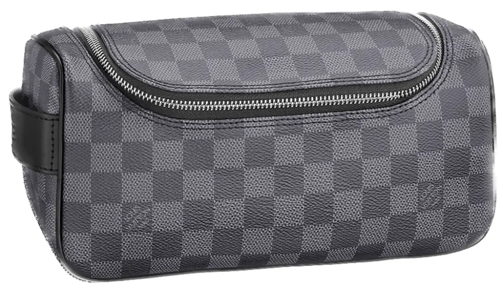 Túi Louis Vuitton Toiletry Pouch Canvas 'Damier Graphite' N47625