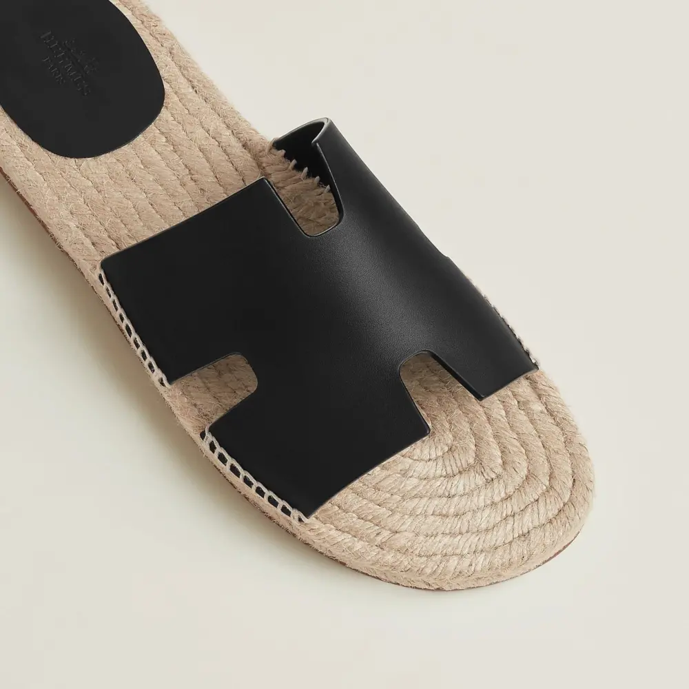 Alternative view of Dép Hermes Antigua Espadrille 'Noir'  H231000ZH02390