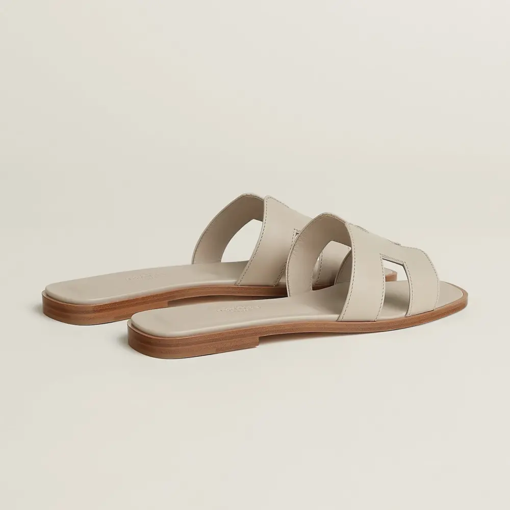 Dép Hermes Oran Sandal 'Beige Nomade' H202230Zv32360 - Ảnh 3