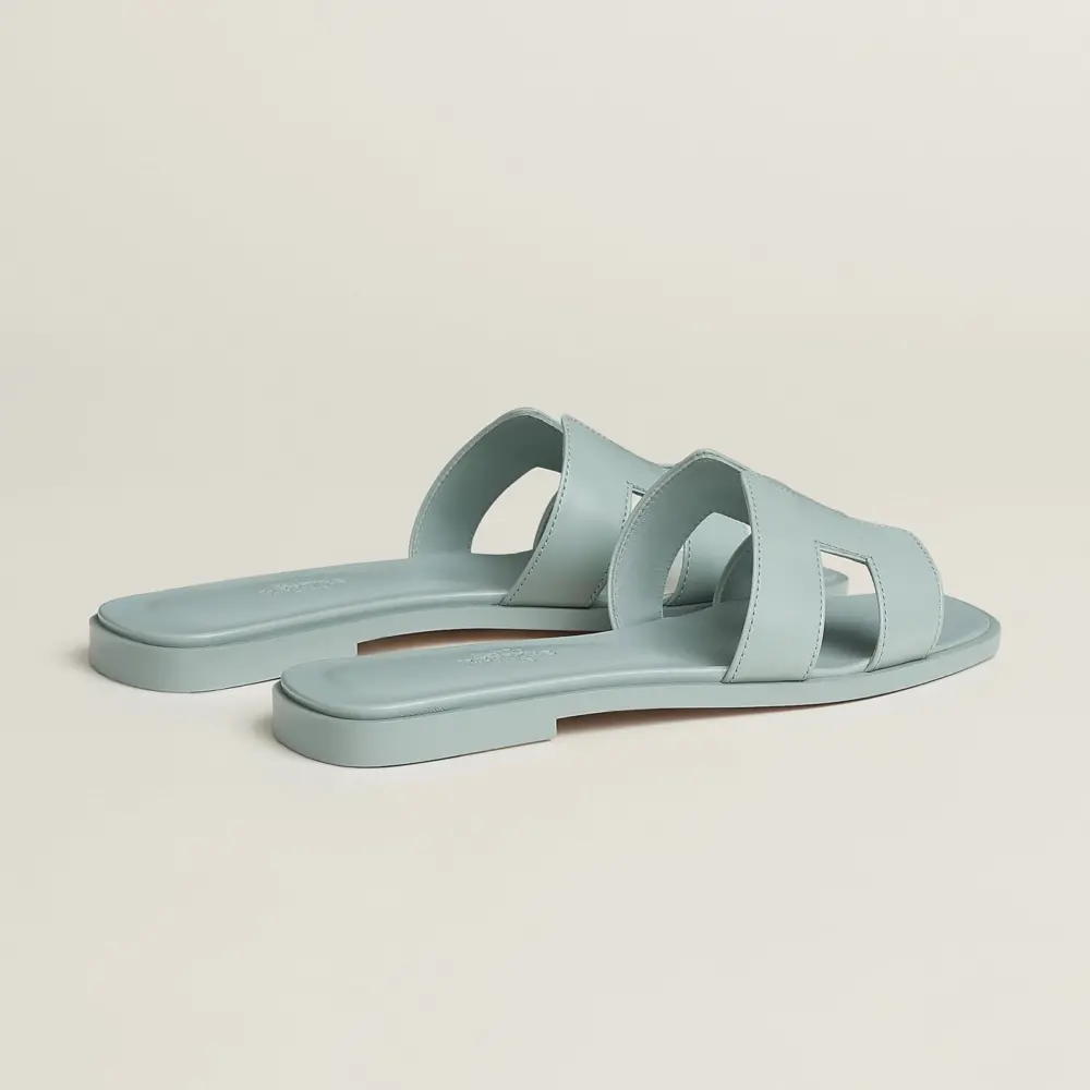 Dép Hermes Oran Sandal 'Bleu Glacier' H202230Zv18360 - Ảnh 3