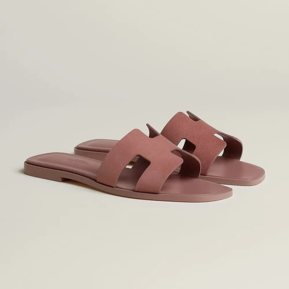 Dép Hermes Oran Sandal 'Rose Antique' H221208ZvRA365 - Ảnh 4