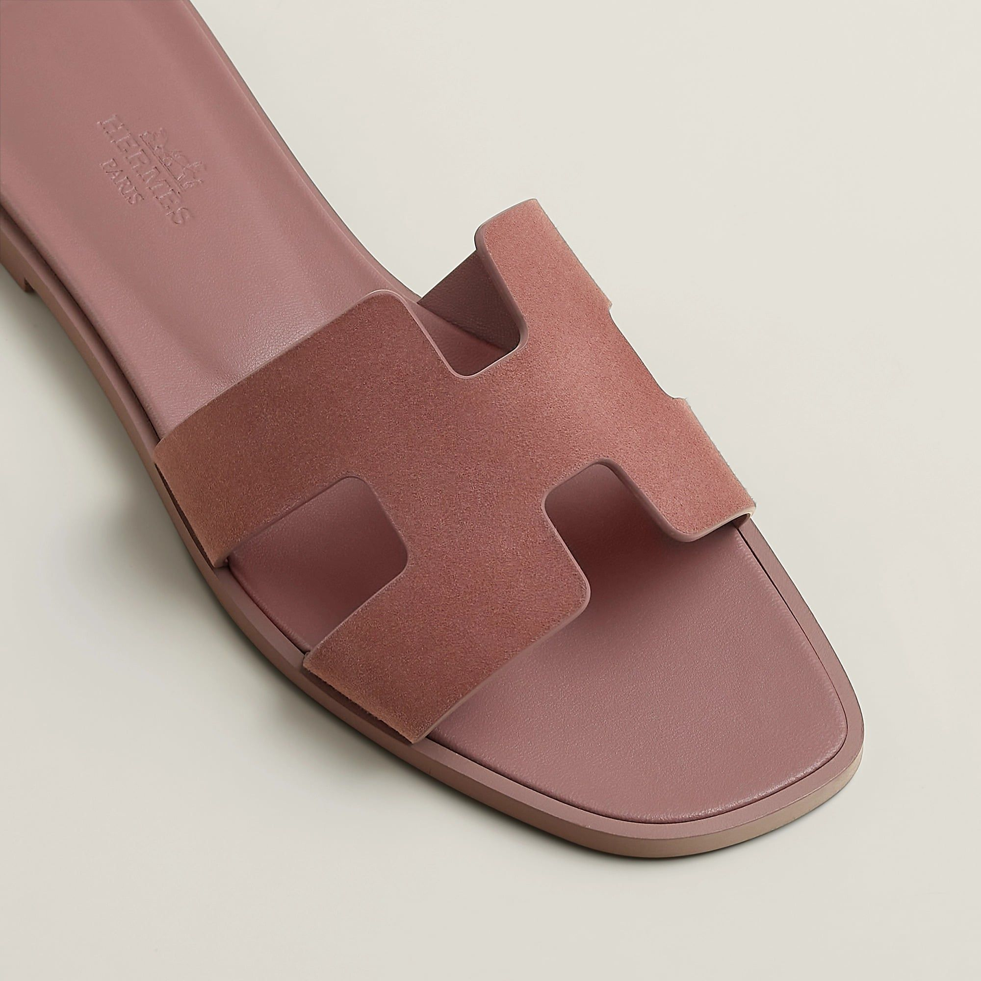 Alternative view of Dép Hermes Oran Sandal 'Rose Antique' H221208ZvRA365