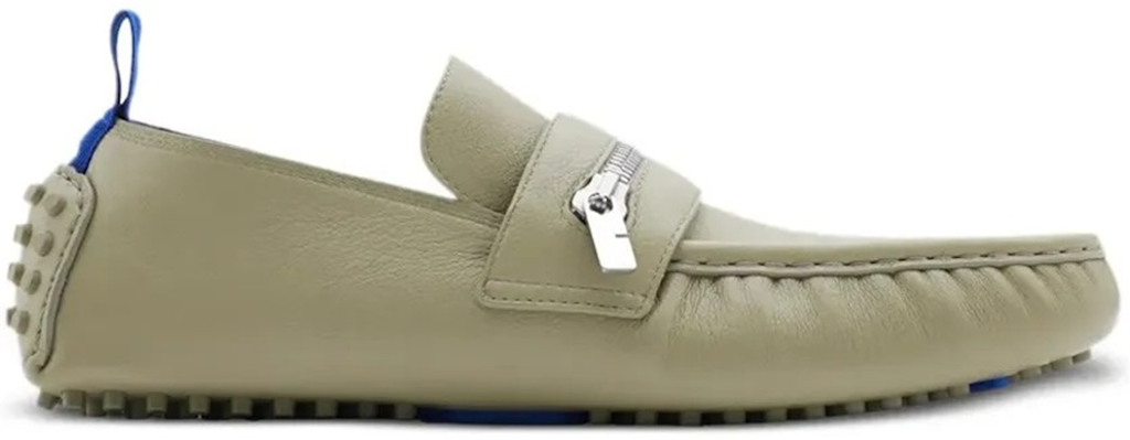 Giày Burberry Sage Leather Zip Detail ‘Green’ 8088132