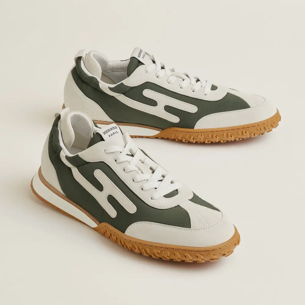 Giày Hermes Jet Sneaker 'Vert Forêt' H242923ZH4N405 - Ảnh 4