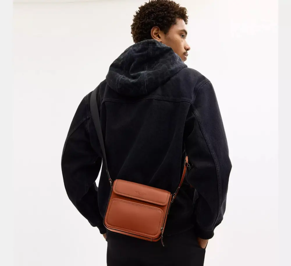Túi Coach Sullivan Flap Crossbody Bag 'Tan' CDB62-QBTN2 - Ảnh 4