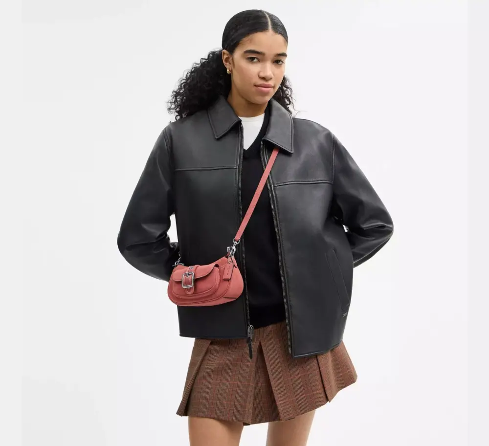 Túi Coach Ashton Mini Shoulder Bag 'Pink' CDB12-SVPK - Ảnh 5
