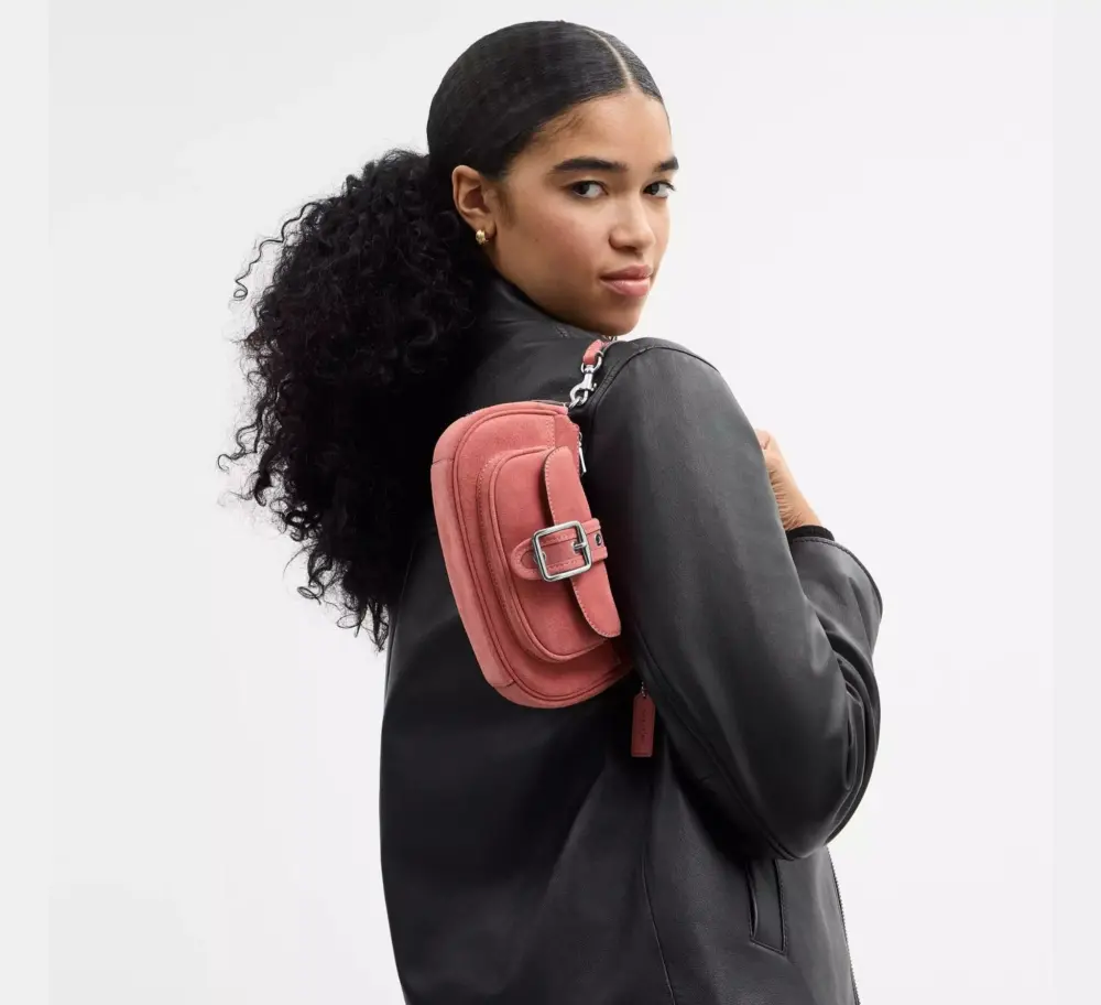 Túi Coach Ashton Mini Shoulder Bag 'Pink' CDB12-SVPK - Ảnh 4