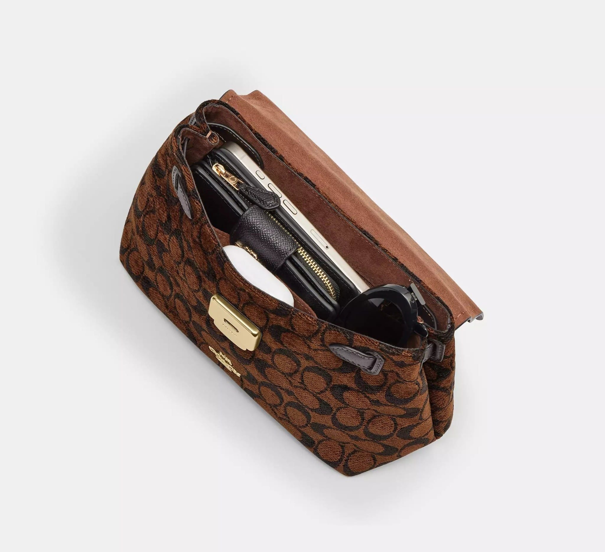 Túi Coach Emory Top Handle Bag 'Truffle' CDB08-IMA7U - Ảnh 3