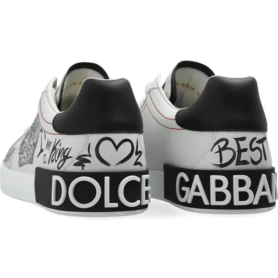 Giày Dolce & Gabbana Graphic Printed 'White' CS1760-A9AG1-89697 - Ảnh 4