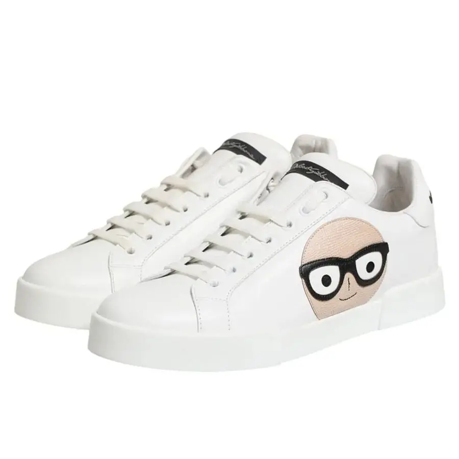 Alternative view of Giày Dolce & Gabbana Patch Portofino 'White' CK0150-AI744-80001