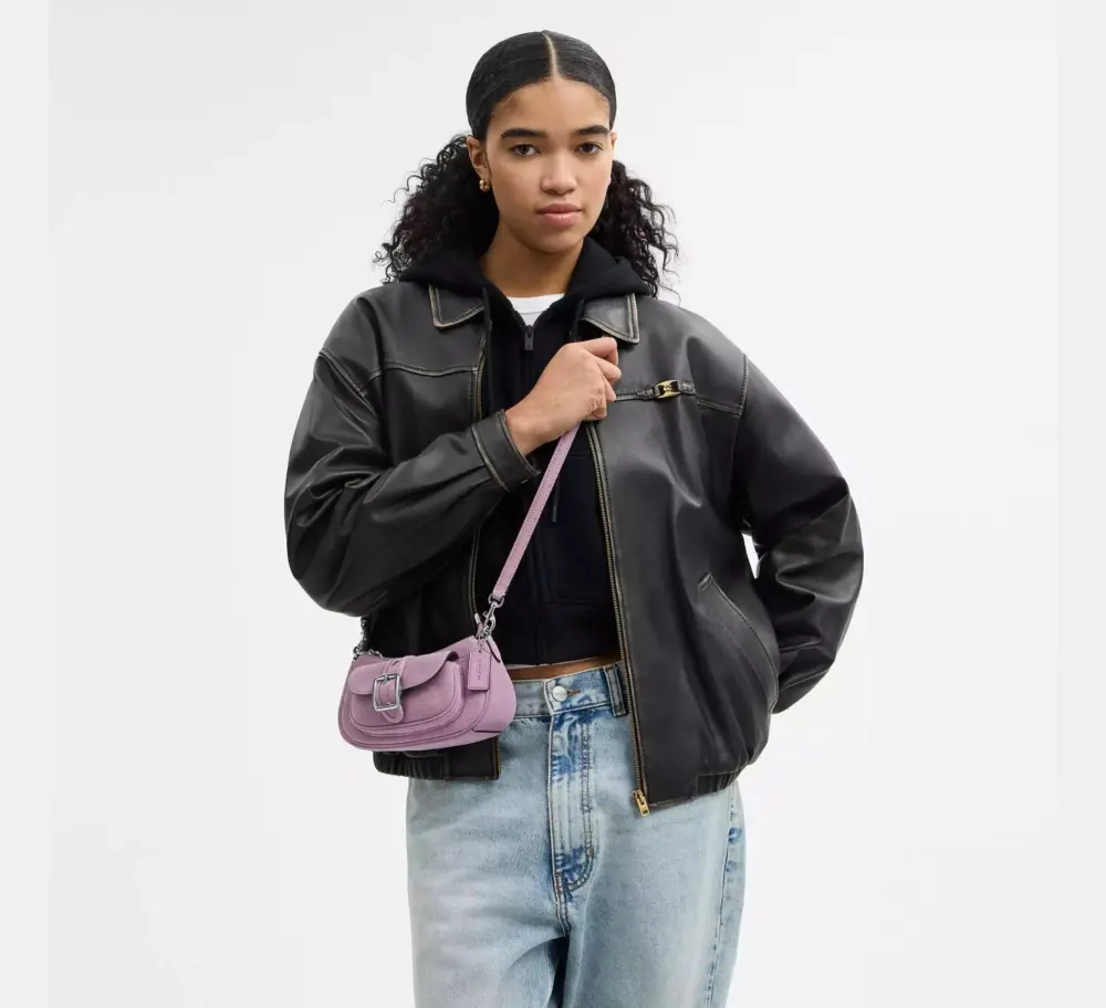 Túi Coach Ashton Mini Shoulder Bag 'Light Violet' CDB12-SVIZ - Ảnh 5