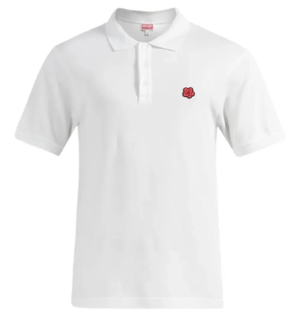 Áo Kenzo Boke Flower Polo 'White' PFF65PO1534PU-02