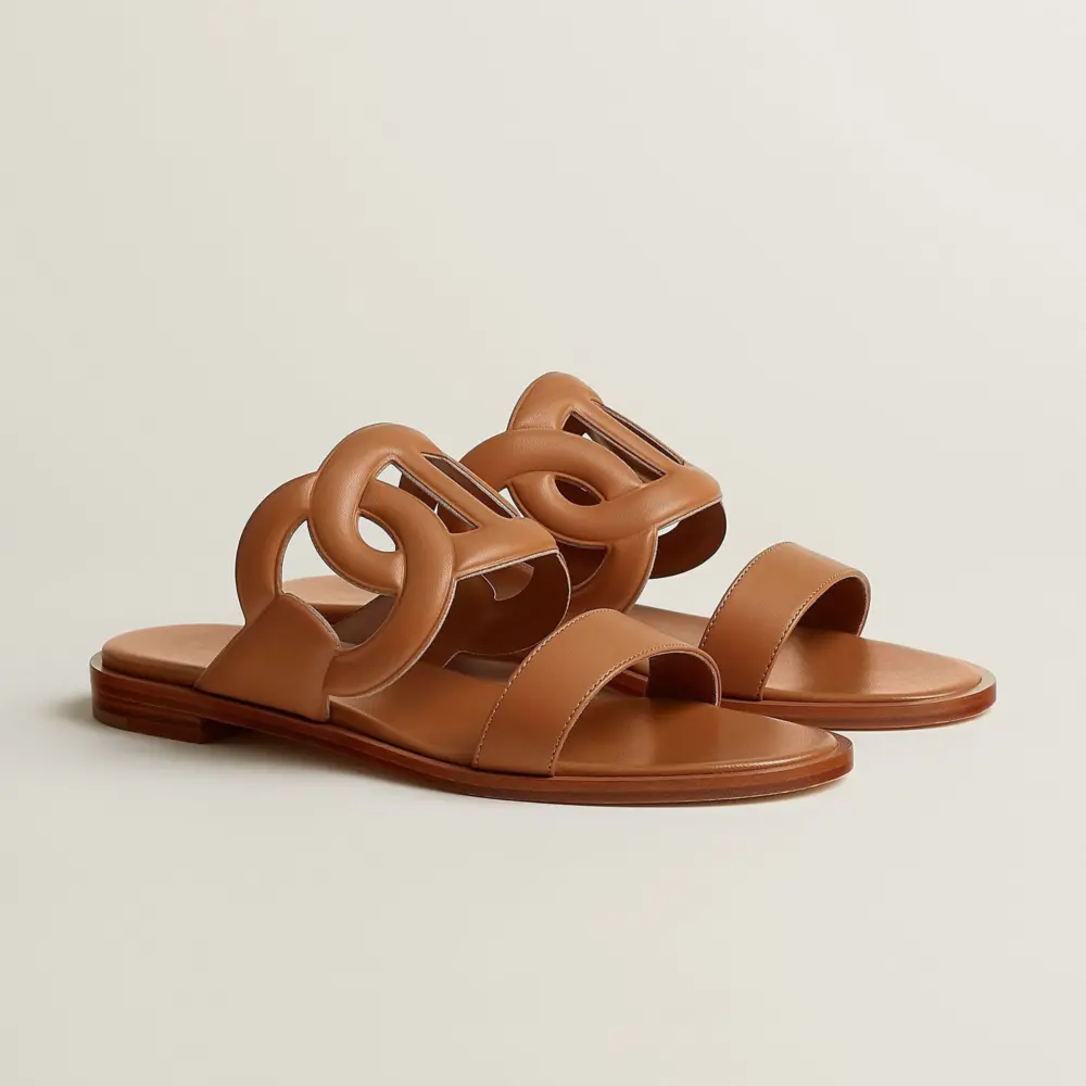 Dép Hermes Lagune Sandal 'Naturel' H252138ZvA3390 - Ảnh 3