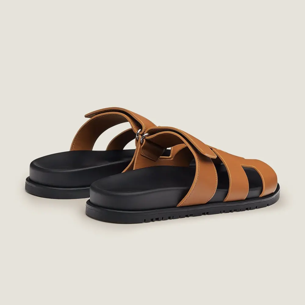 Dép Hermes Chypre Sandal 'Naturel' H222299ZvA3360 - Ảnh 3