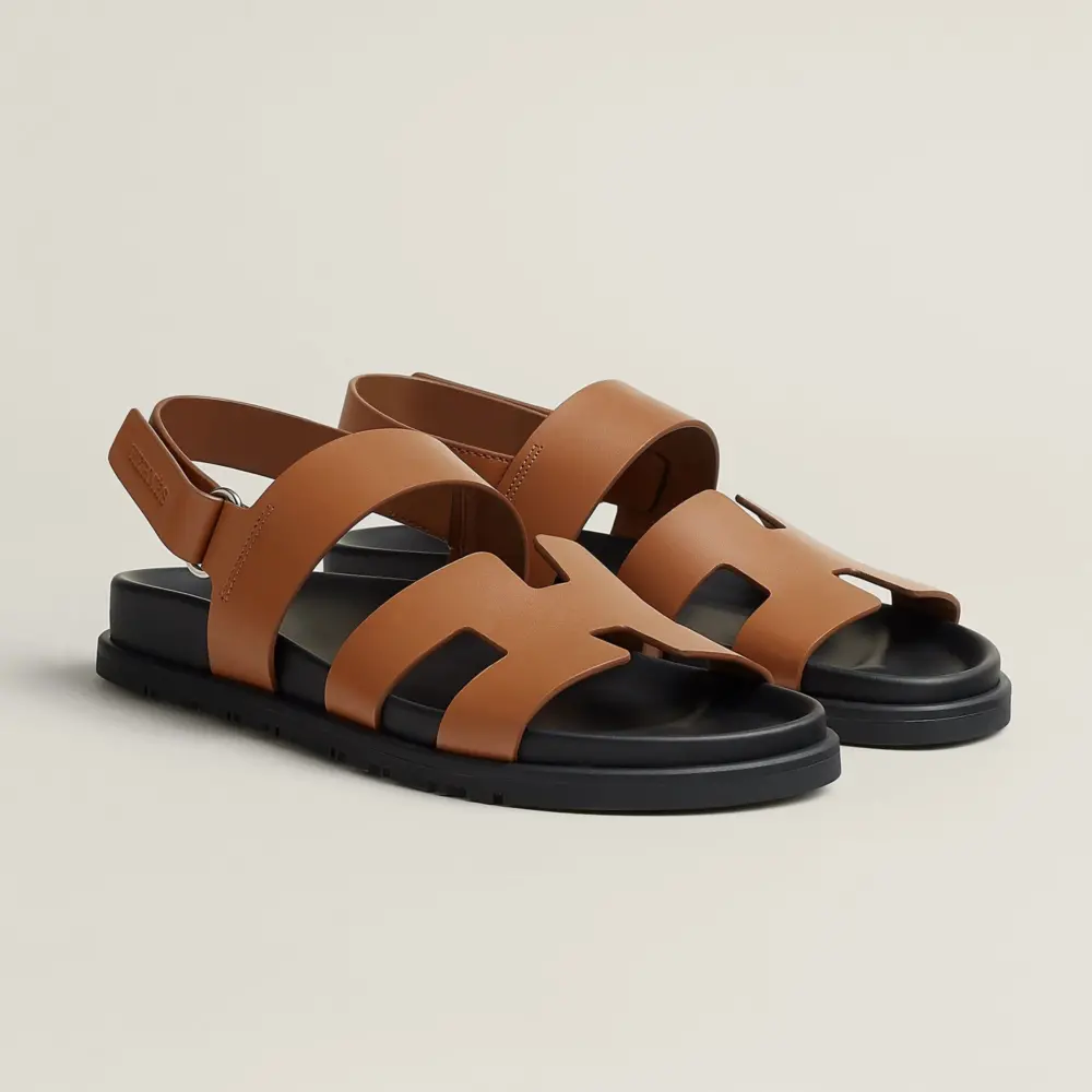 Dép Hermes Genius Sandal 'Naturel' H242159ZvA3365 - Ảnh 5