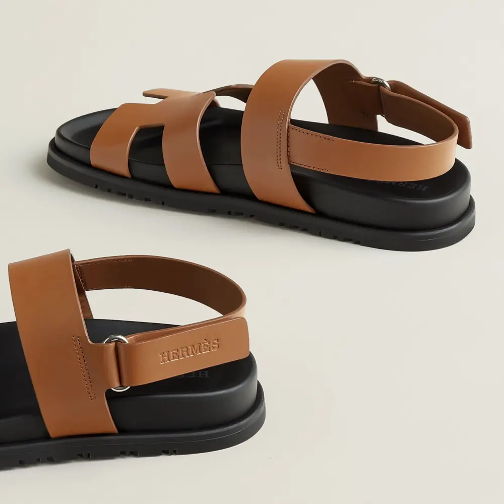 Dép Hermes Genius Sandal 'Naturel' H242159ZvA3365 - Ảnh 3