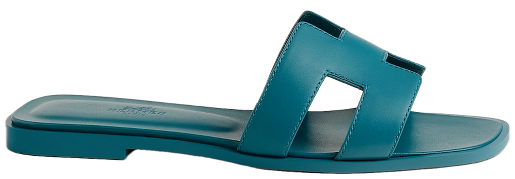 Dép Hermes Oran Sandal 'Bleu Iroise' H202230ZvIR375