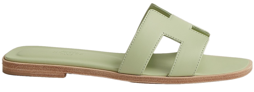 Dép Hermes Oran Sandal 'Vert De Mer' H202230ZvDR375