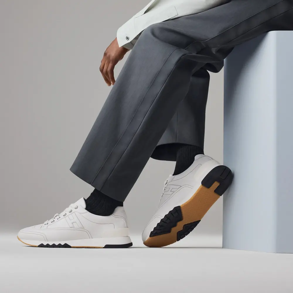 Giày Hermes Trail Sneaker 'Blanc' H191395ZH94420 - Ảnh 5